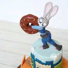 Zootopia Decorated Cake