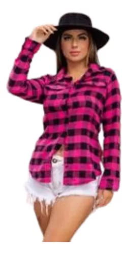 look-com-camisa-xadrez-feminino