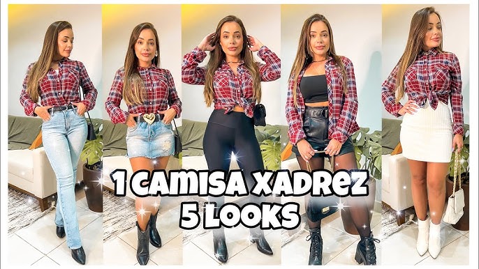 look-com-camisa-xadrez-feminino