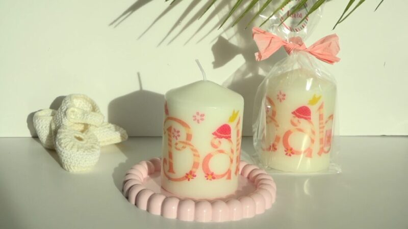 decoupage em velas