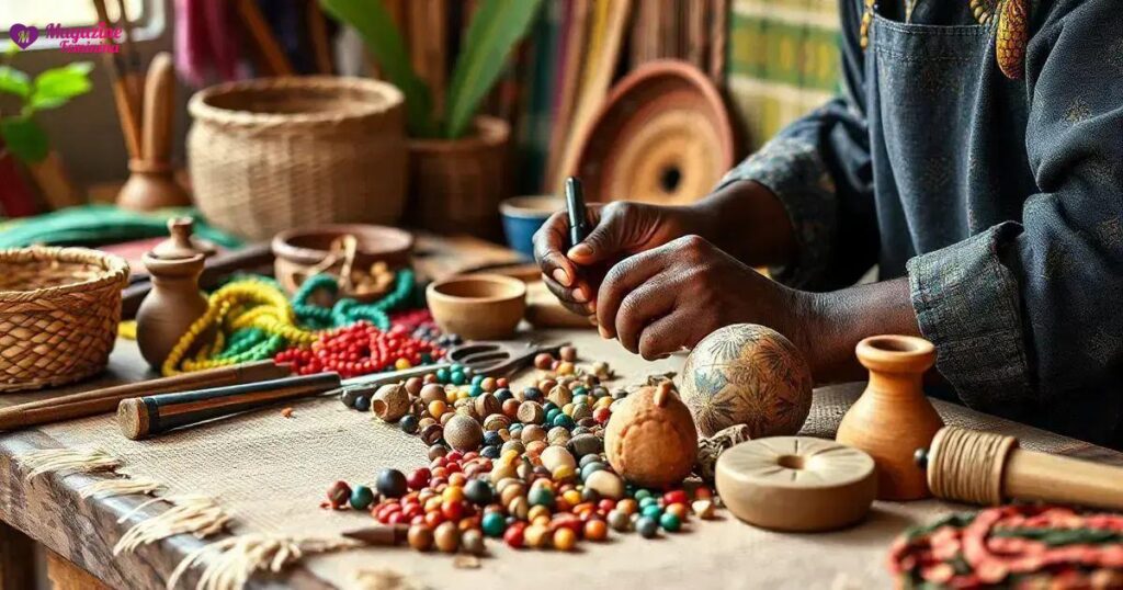 como fazer artesanato africano