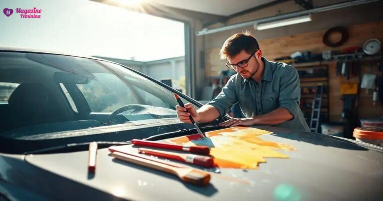 como fazer pequenos reparos na pintura de carros