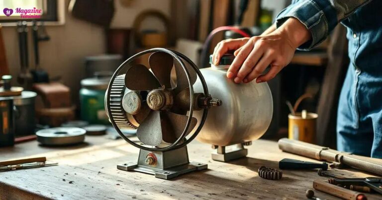 como fazer um compressor de ar com motor de ventilador