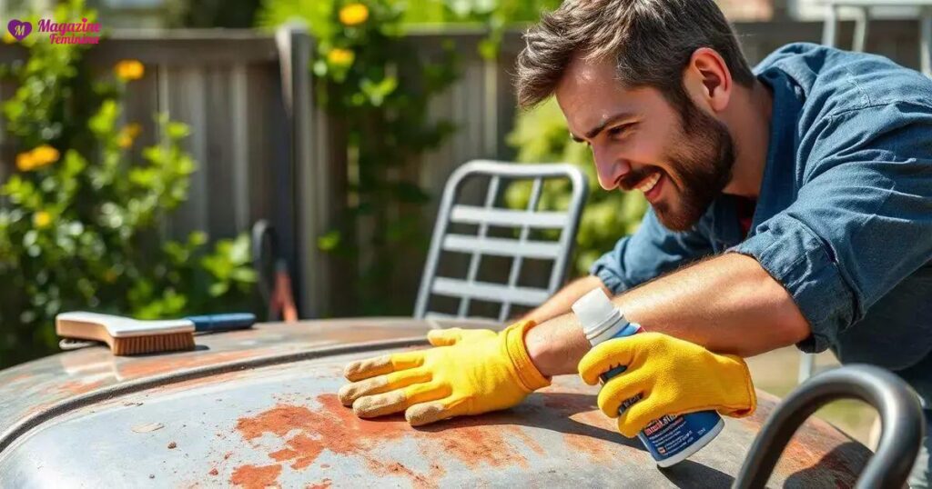 O que fazer para remover manchas de ferrugem de superfícies metálicas