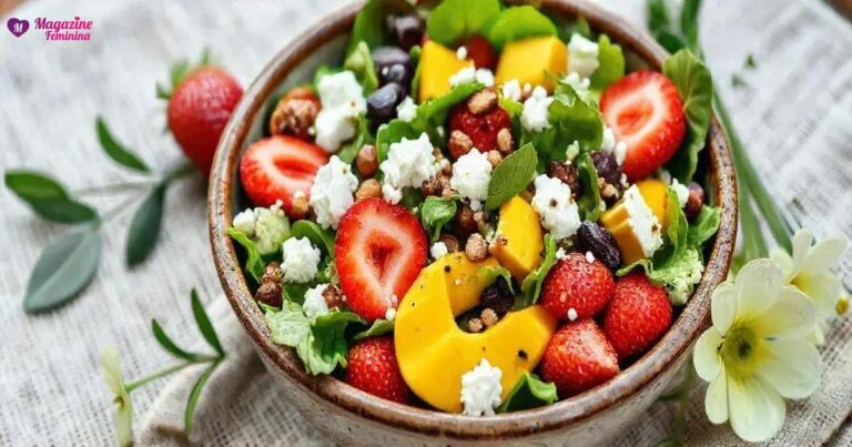 Receitas de saladas com frutas