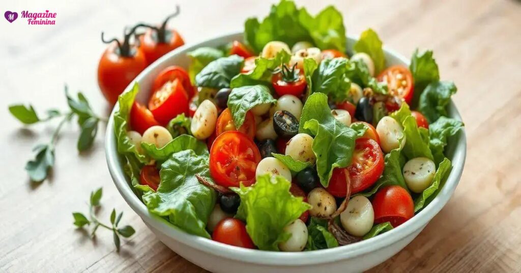 Receitas de saladas com legumes