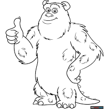 Monsters Inc Coloring Pages