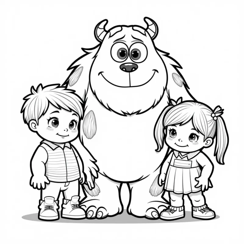 Monsters Inc Coloring Pages