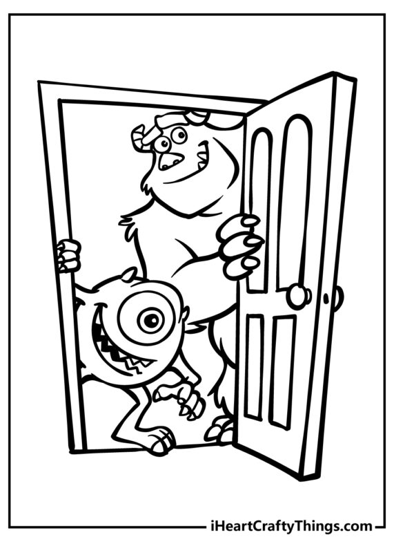 Monsters Inc Coloring Pages