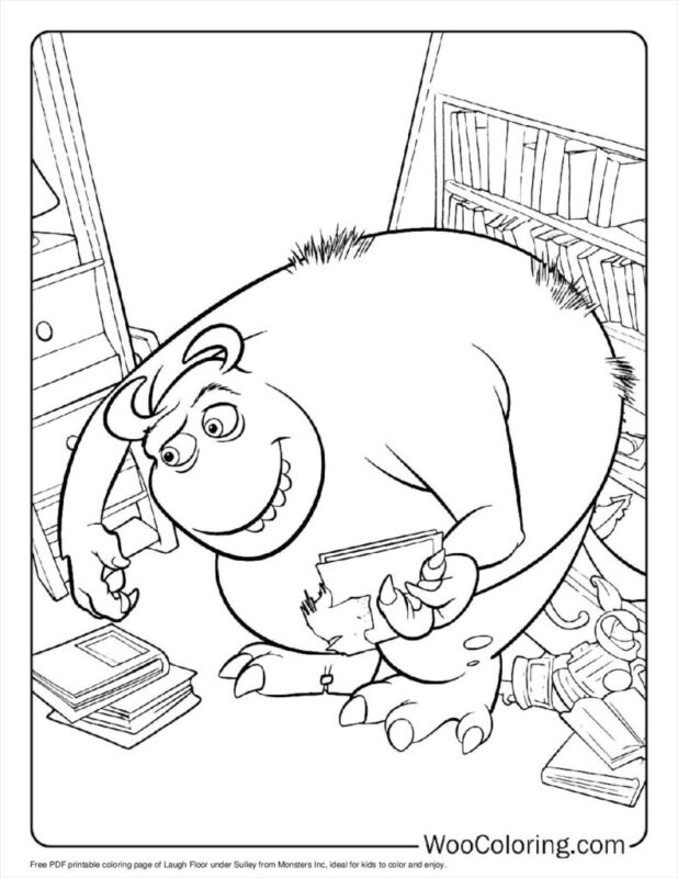 Monsters Inc Coloring Pages