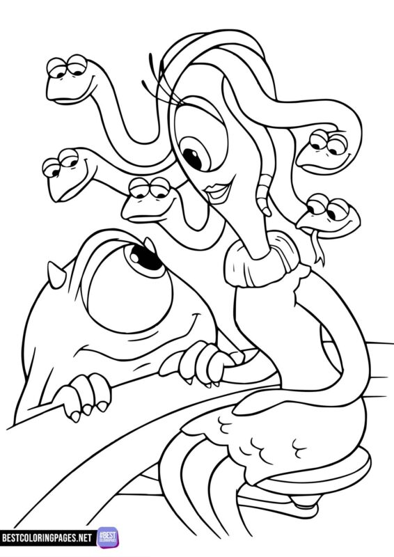 Monsters Inc Coloring Pages