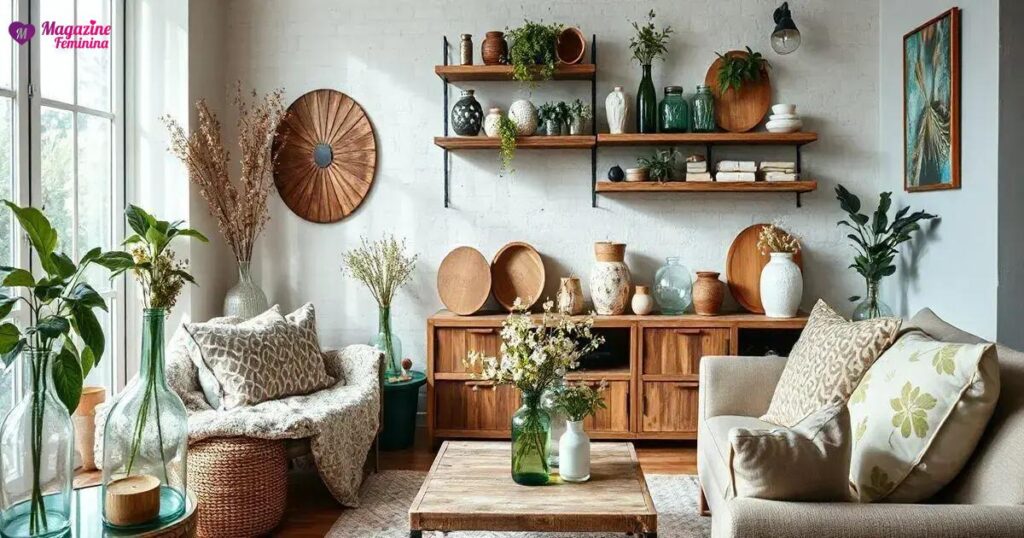 Decoração sustentável: como usar itens recicláveis