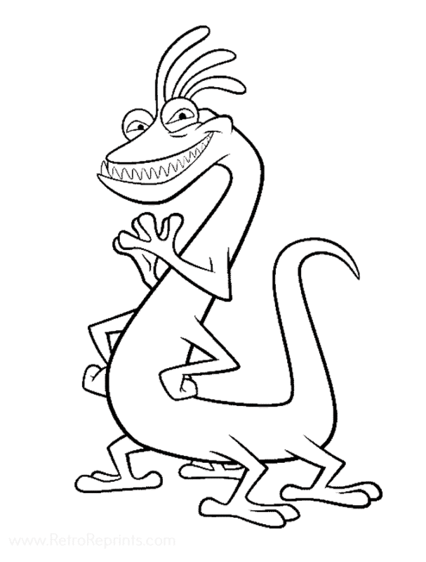 Monsters Inc Coloring Pages