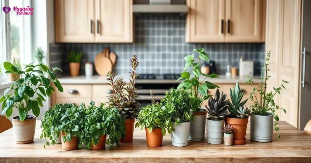 Quais são as melhores plantas para decorar cozinhas