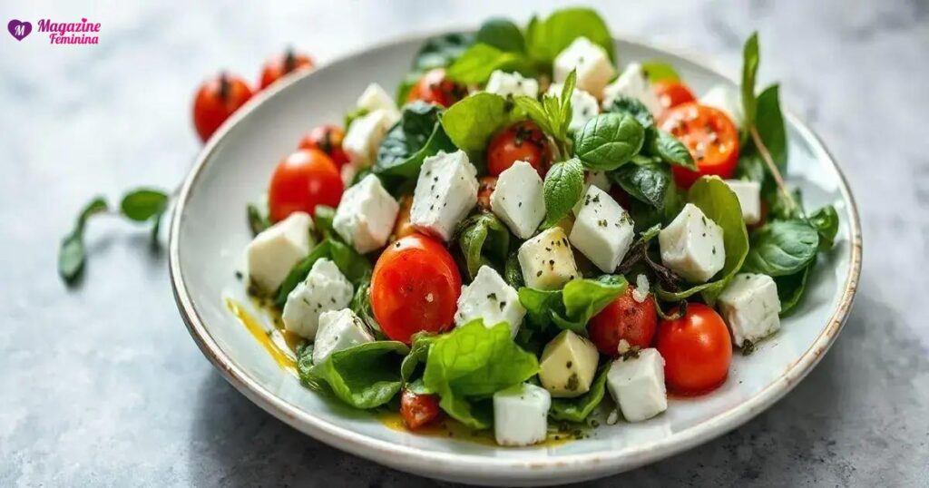 Receitas de saladas com queijo