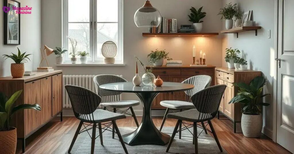 Como decorar uma sala de jantar pequena