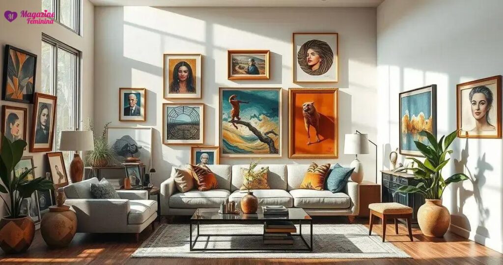 Como escolher obras de arte para compor a decoração