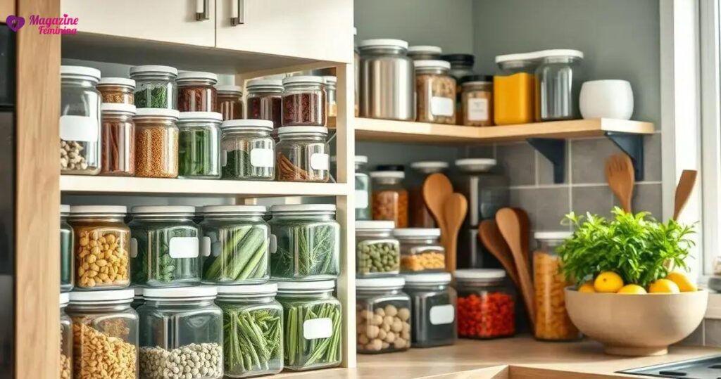 Dicas para organizar potes plásticos na cozinha