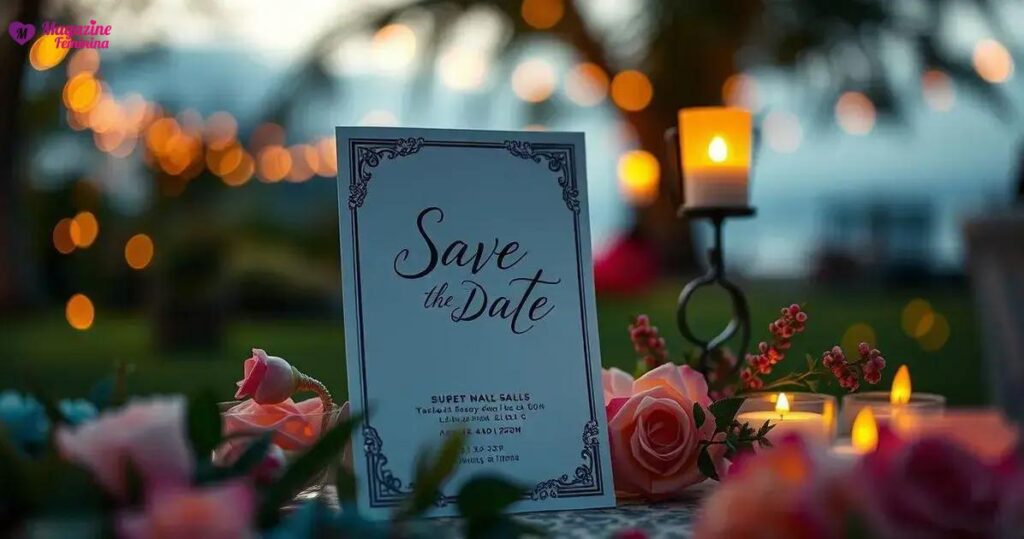 O que é Save the Date em um casamento