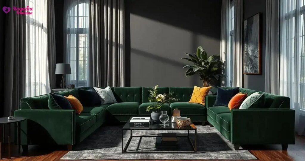 Quais são os cuidados ao usar cores escuras na decoração
