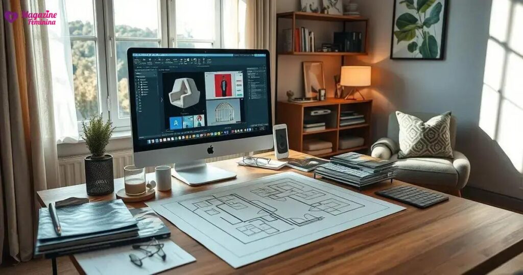 Quais são os principais softwares usados por designers de interiores