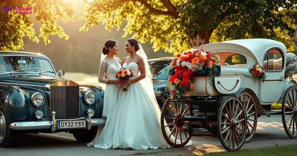 Como escolher o transporte para os noivos no casamento