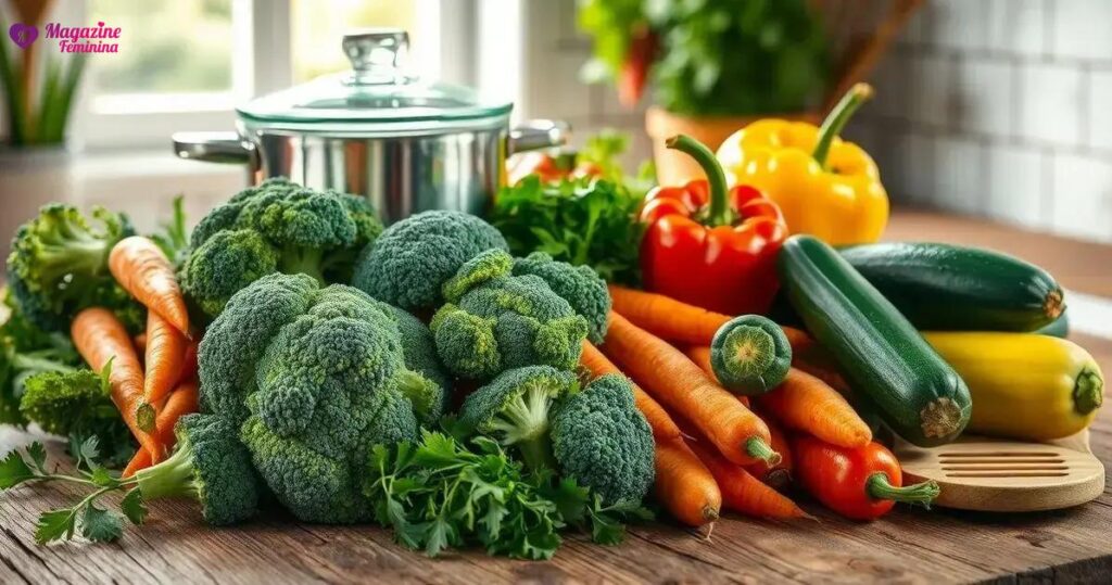 Dicas para cozinhar vegetais sem perder os nutrientes