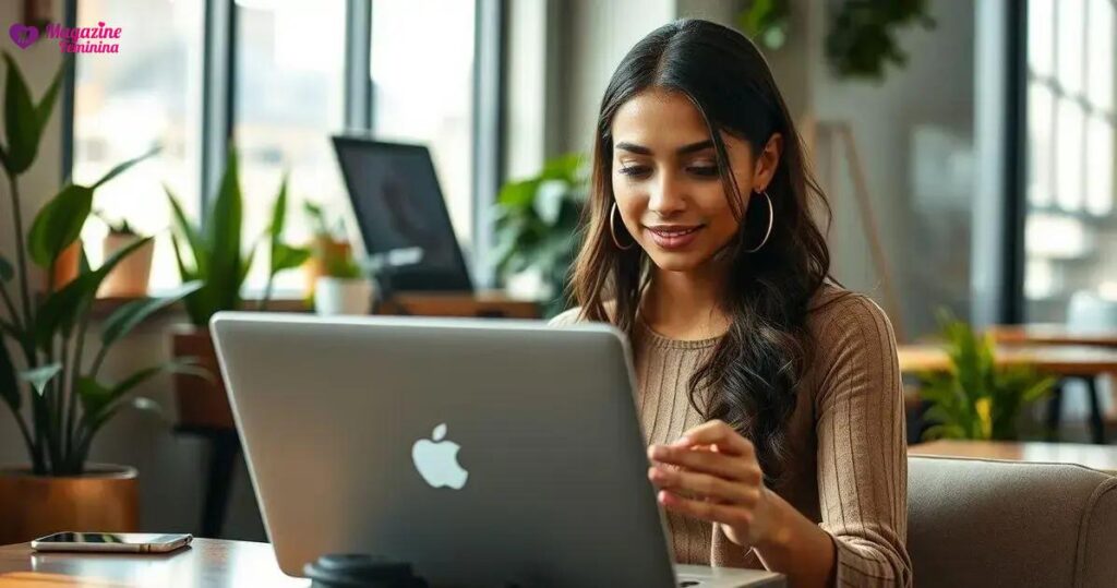 Representação digital feminina