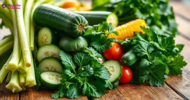 Verduras que combatem a retenção de líquidos