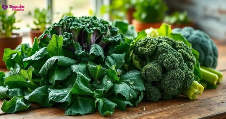 Verduras ricas em clorofila