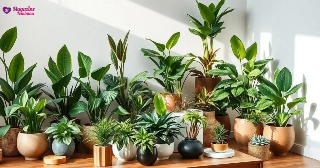 decoração com plantas