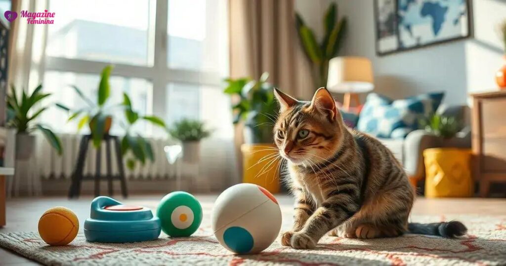 como entreter gato em apartamento