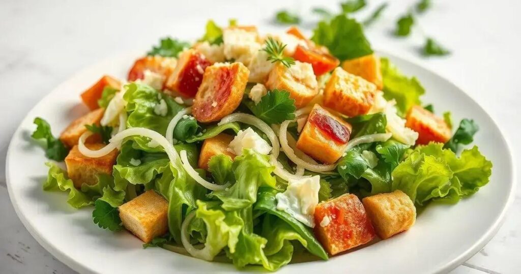 Como Fazer Salada Caesar Com Molho Original