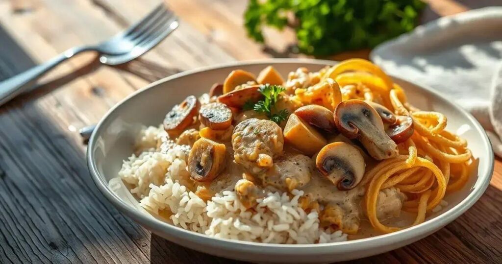 Como Fazer Strogonoff de Frango Cremoso