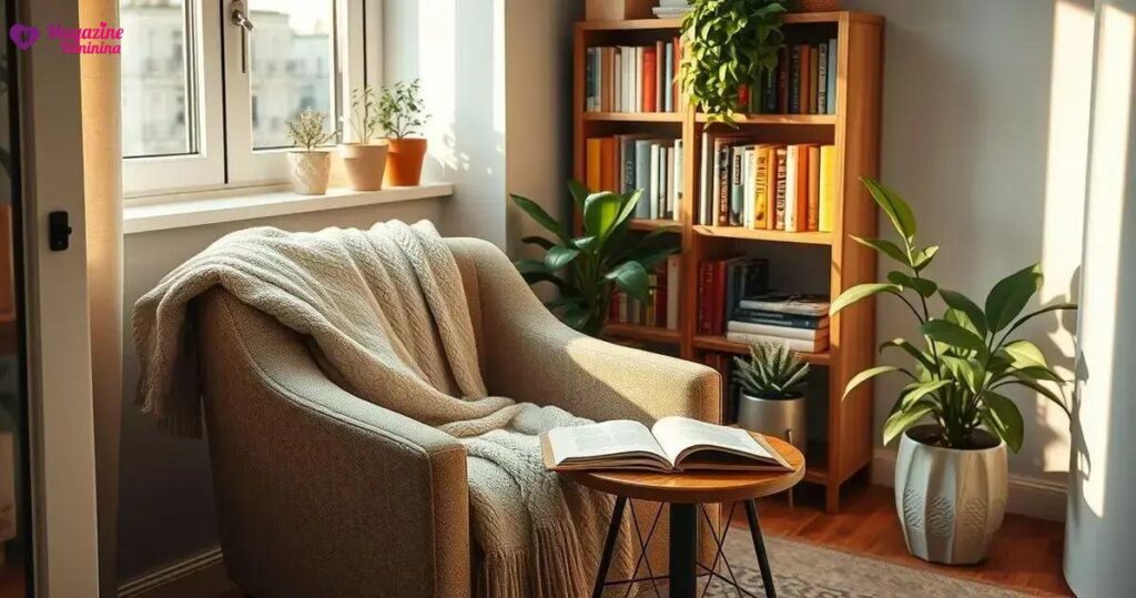 como fazer um cantinho de leitura