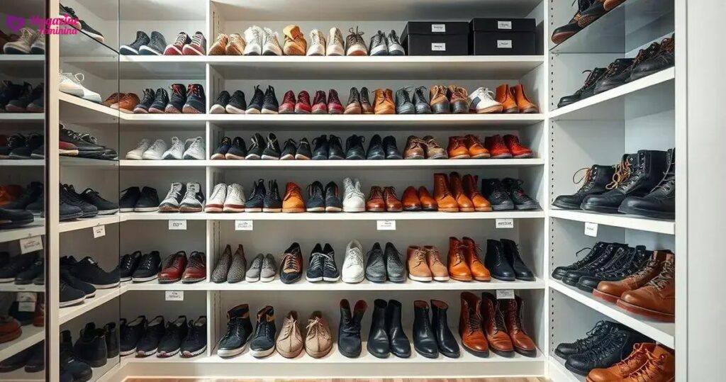dicas para organizar sapatos