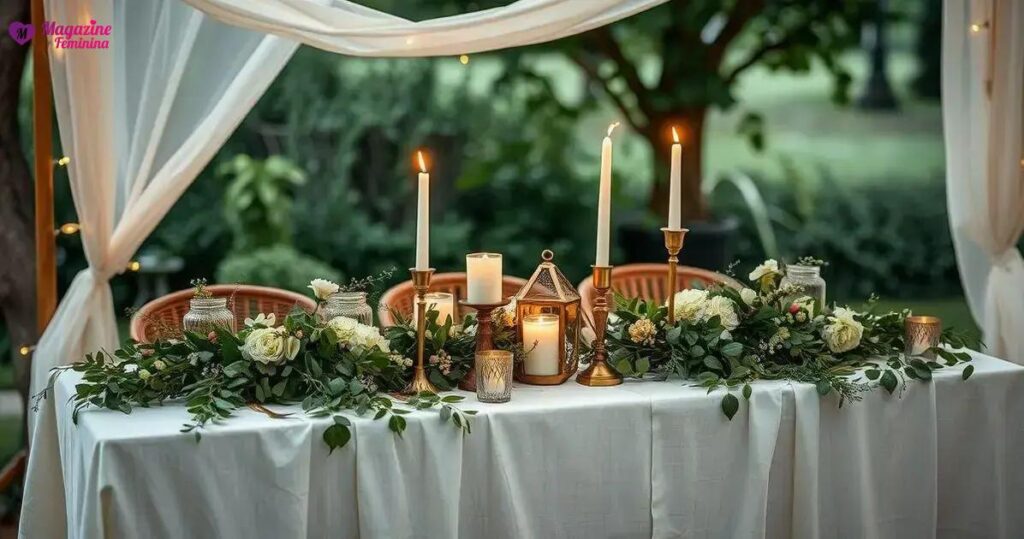 ideias decoração casamento simples e barato