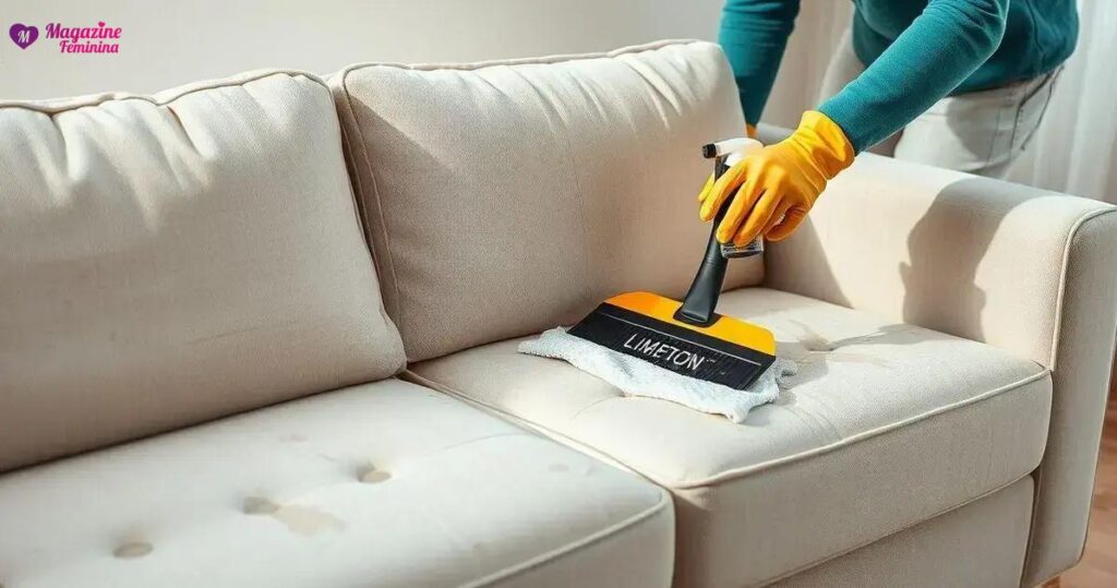 limpeza sofa tecido claro