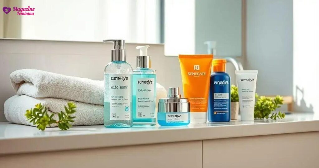 Quais produtos são essenciais para uma limpeza facial completa