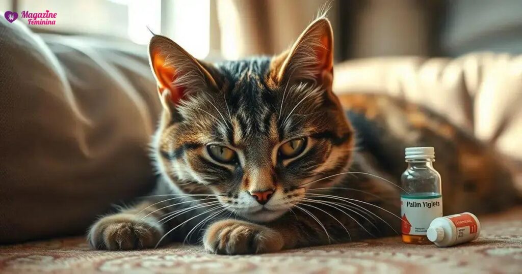 sintomas de verme em gatos
