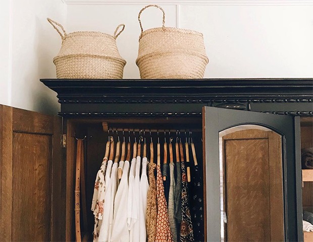 guarda-roupa minimalista ...