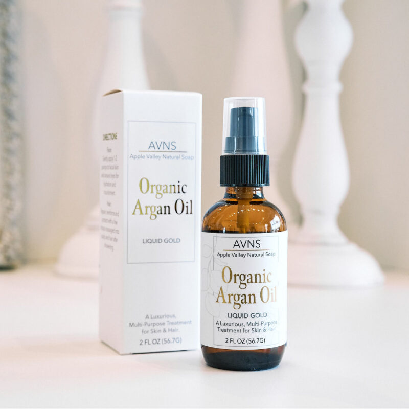 Organic Moroccan Argan Oil | Natural Skin Beauty Oil | by Apple Valley Natural Soap