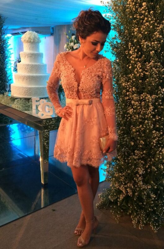 vestido de formatura curto ...