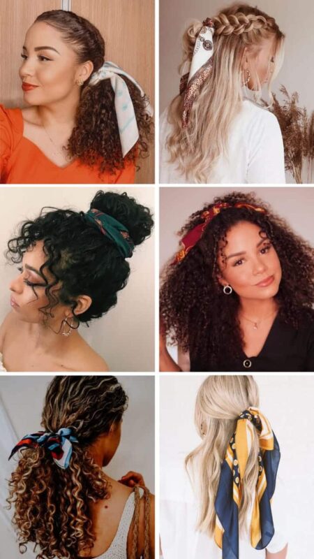 Como usar lenço no cabelo, looks e ...