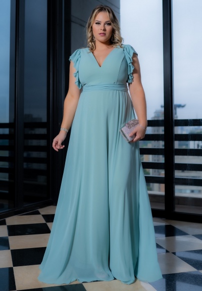 Mangas Vestido De Festa Plus Size ...