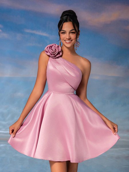 Festa Curto Rose Aurea Dress Vestido ...