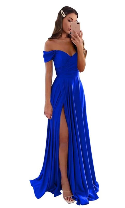 formatura GODCUN Off Shoulder, cetim ...