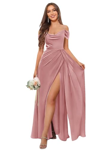 Vestido feminino longo de dama de honra ...