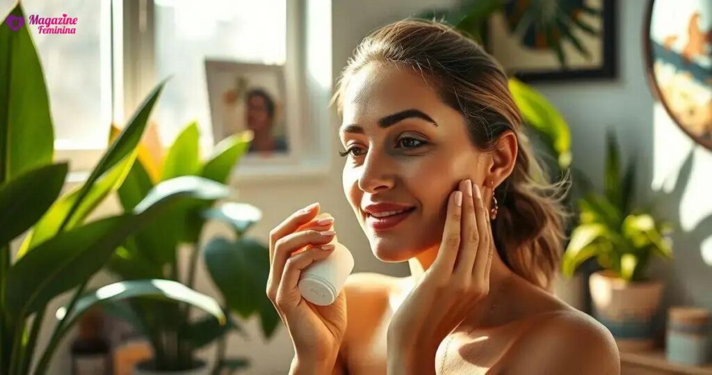 A limpeza facial ajuda a reduzir os poros dilatados