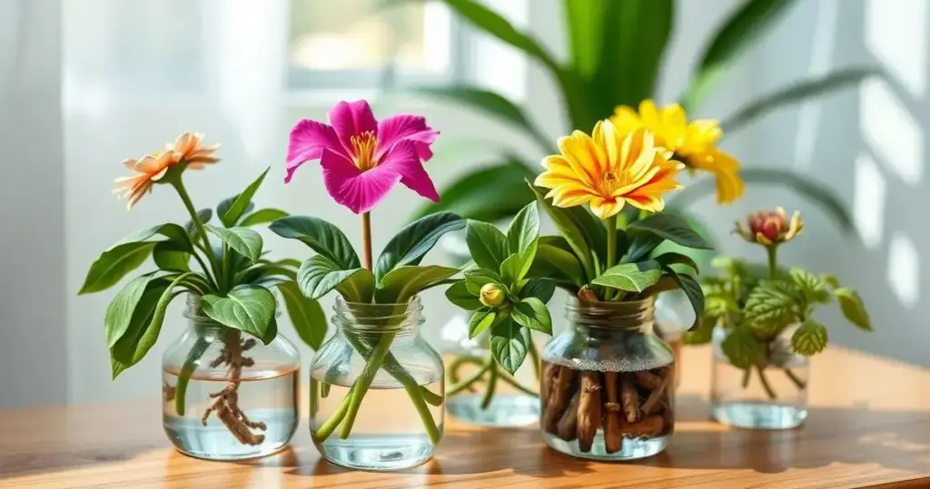 adubação plantas com flor vasos pequenos